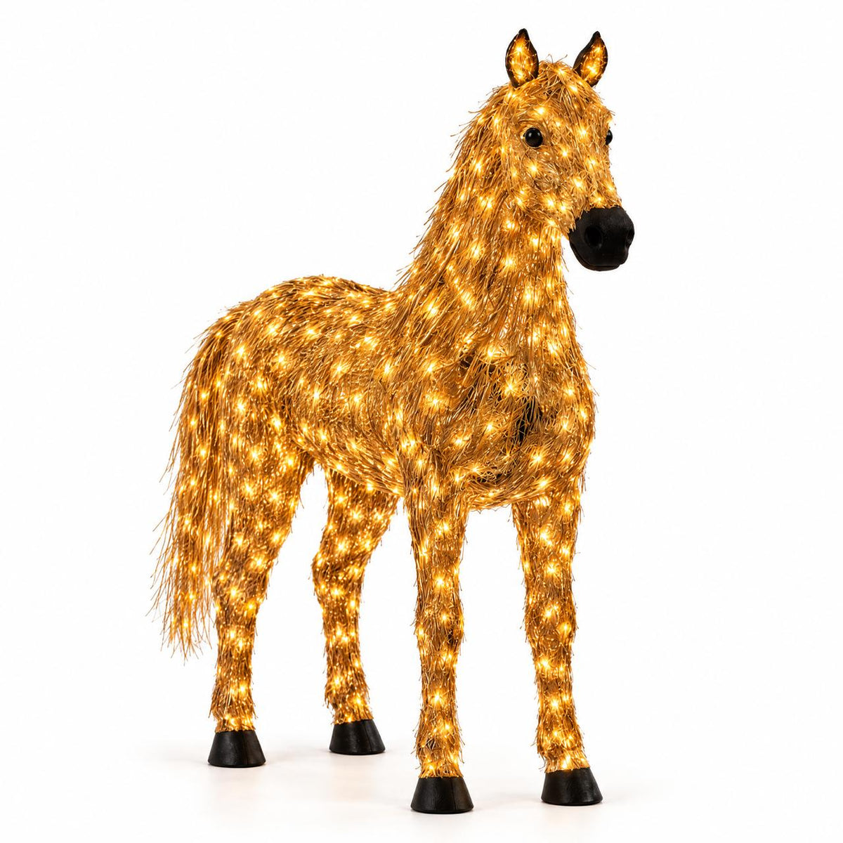 Double Horse Light-Up Christmas Set.