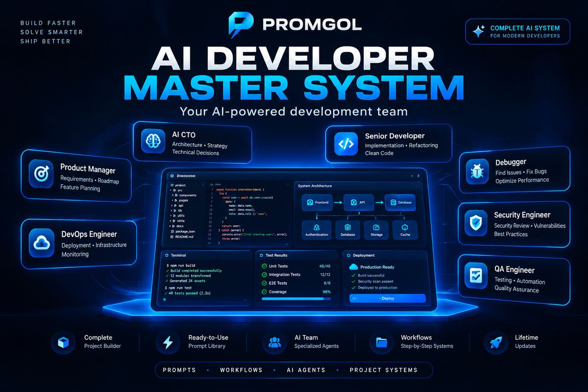 PROMGOL AI Developer Master System